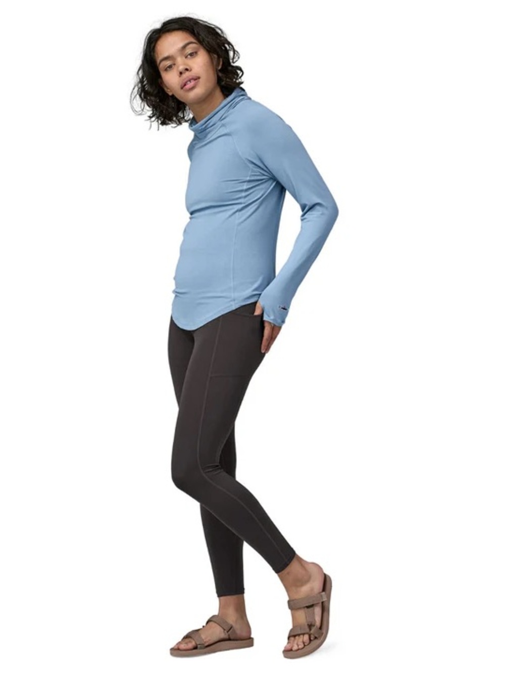 Patagonia Women's Maipo 7/8 Stash Tights Leggings in Black